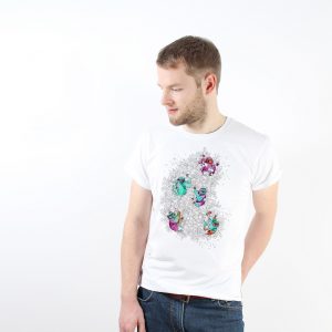 Jungle Life Sloth Nachhaltiges Print-Shirt Männer