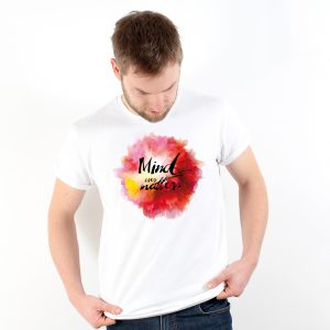 Mind Over Matter Nachhaltiges Print-Shirt Männer