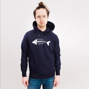 Appetit auf Fisch Nachhaltiger Print-Hoodie Männer