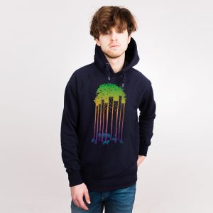 City Zoo Nachhaltiger Print-Hoodie Männer