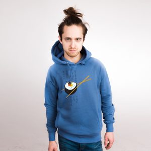 Crunchy Sushi Nachhaltiger Print-Hoodie Männer