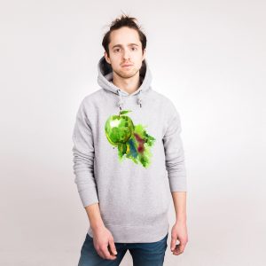 Golden Delicious Nachhaltiger Print-Hoodie Männer