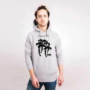Human Sale Nachhaltiger Print-Hoodie Männer