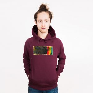 Ins Gelb Nachhaltiger Print-Hoodie Männer
