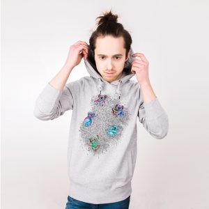 Jungle Life Koala Nachhaltiger Print-Hoodie Männer