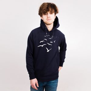 Luftraum Nachhaltiger Print-Hoodie Männer