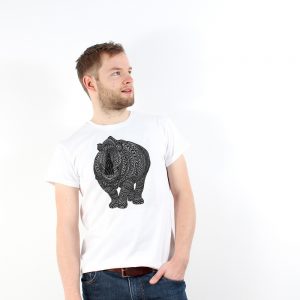 Standing Strong Nachhaltiges Print-Shirt Männer