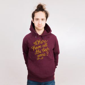 Where Have All the Bees Gone Nachhaltiger Print-Hoodie Männer