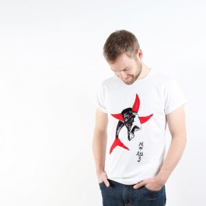 Shark Finning Nachhaltiges Print-Shirt Männer