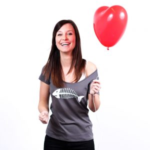 Appetit auf Fisch Nachhaltiges Print-Shirt Frauen