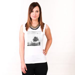 Go Outside and Be Gentle Nachhaltiges Print-Shirt Frauen