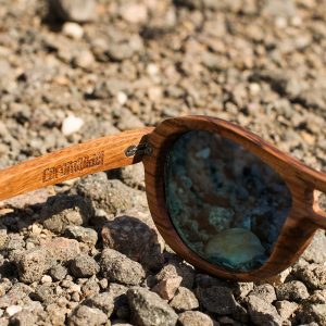 Holzsonnenbrille Kapakapa Detail