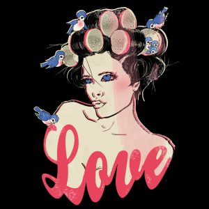 Lady Bird Nachhaltiges Print-Shirt Frauen Motiv