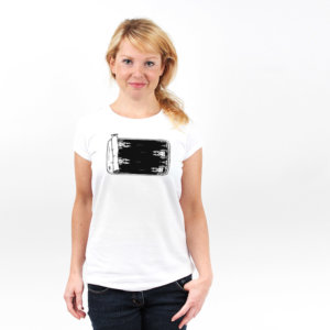 Wie die Sardinen Nachhaltiges Print-Shirt Frauen